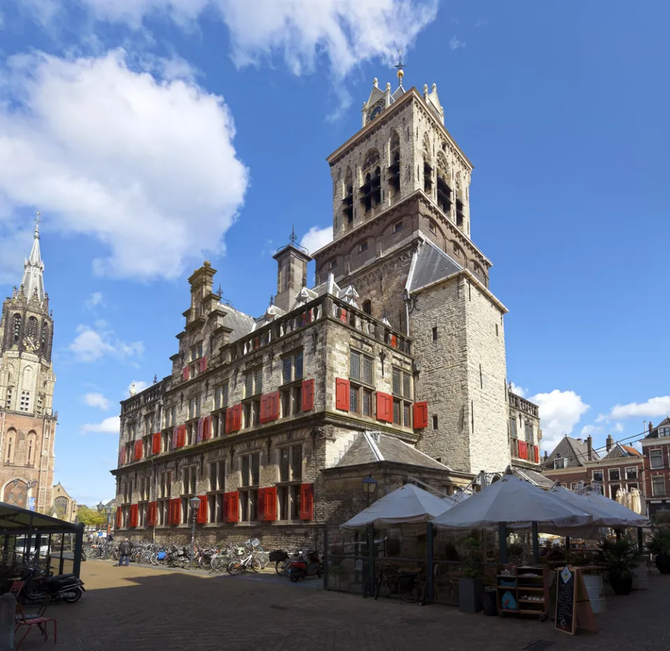 Delft City Hall, northwest elevation