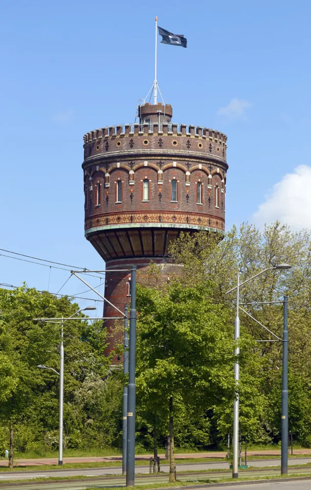 Delft Water Tower, south elevation