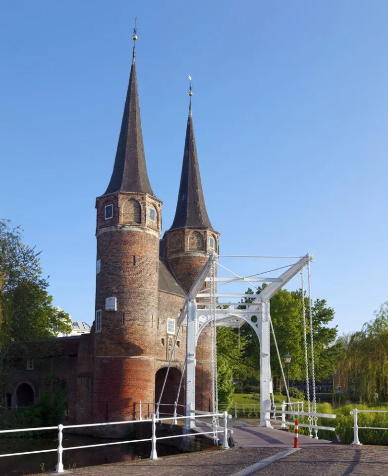 Eastern Gate, with Small Eastern Gate Bridge, southeast elevation