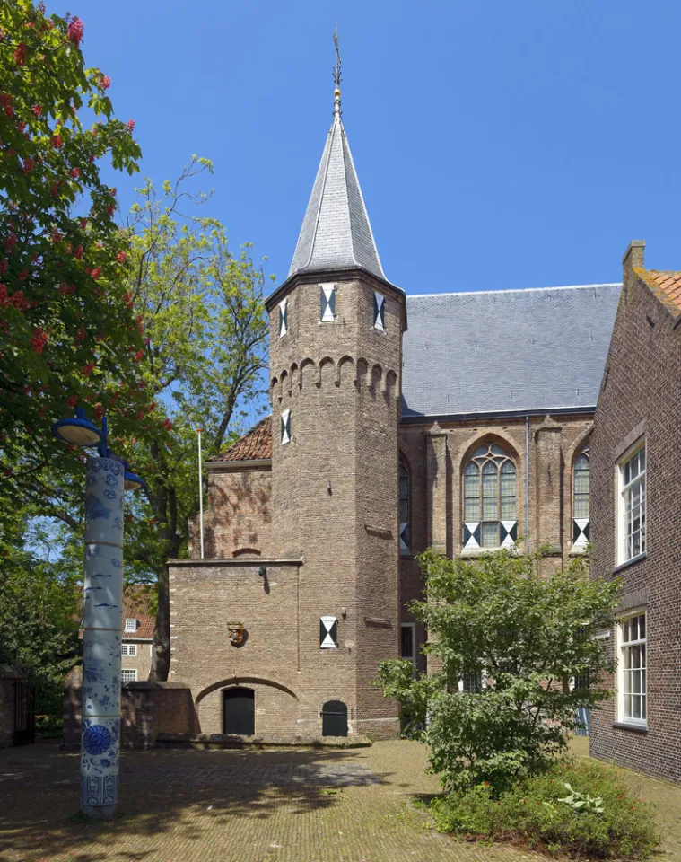 St. Agatha Monastery (Prince's Court), Walloon Church, south elevation