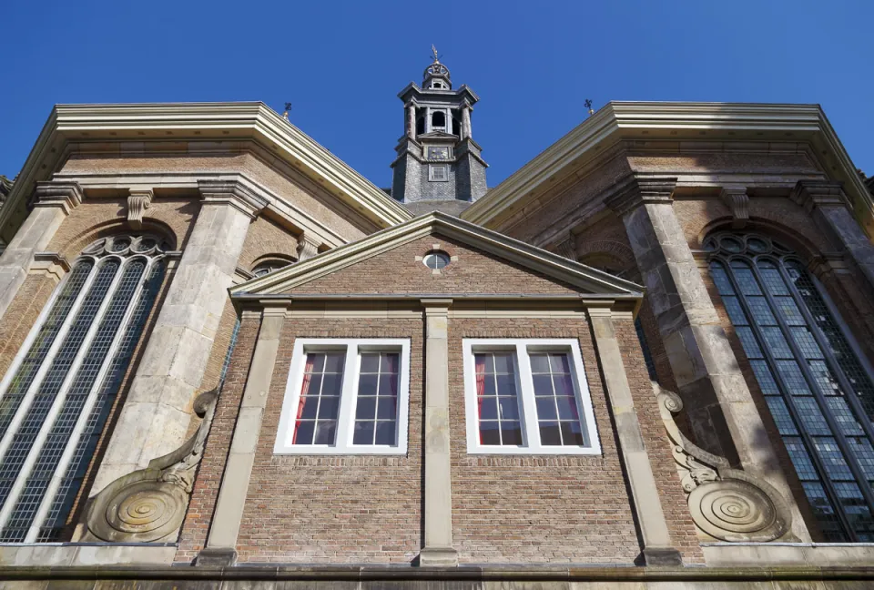 New Church, detail of the southeastern facade