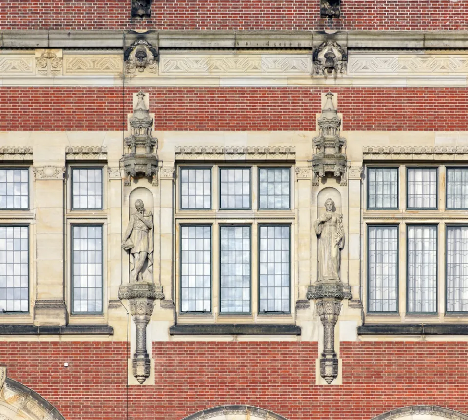 Peace Palace, facade detail