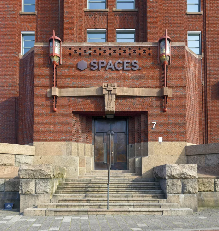 The Red Elephant, main entrance