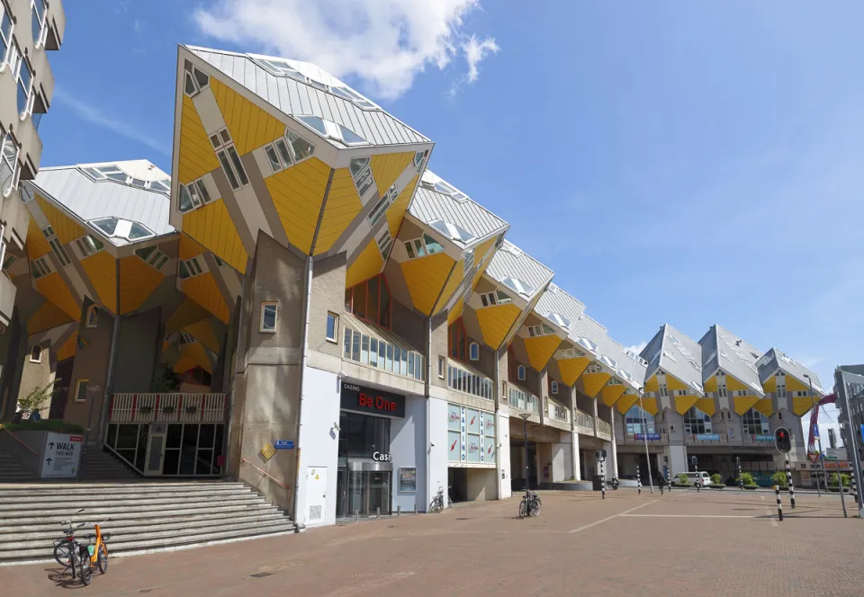 Cube Houses (Blaak Forest), northwest elevation