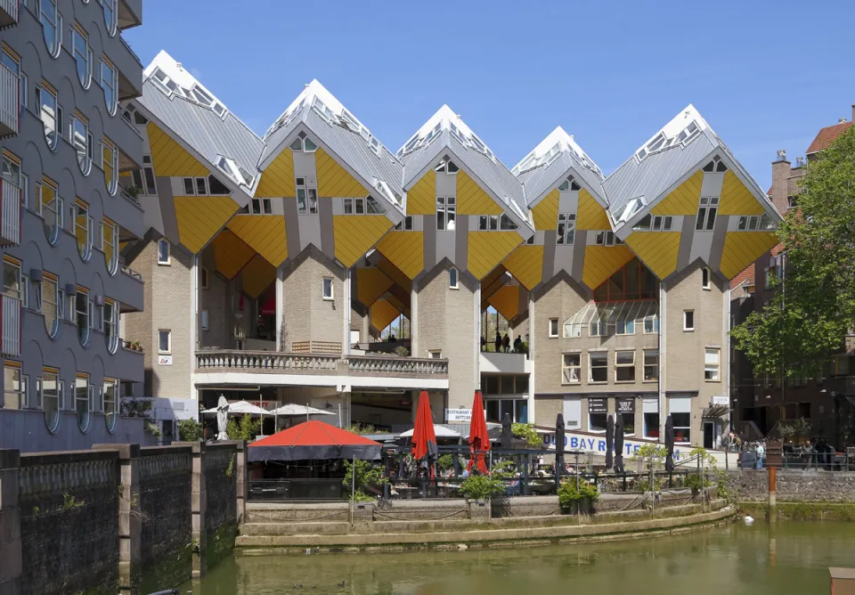 Cube Houses (Blaak Forest), south elevation