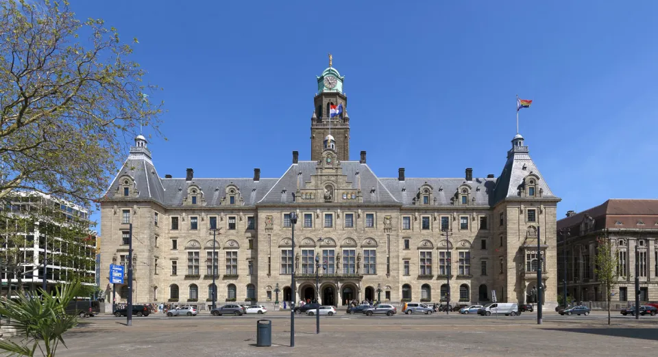 Rotterdam City Hall, east elevation