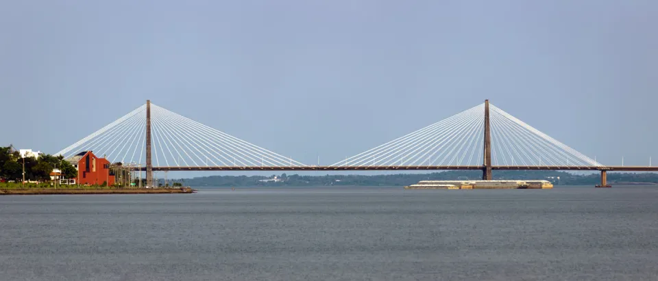 San Roque González de Santa Cruz International Bridge, north elevation