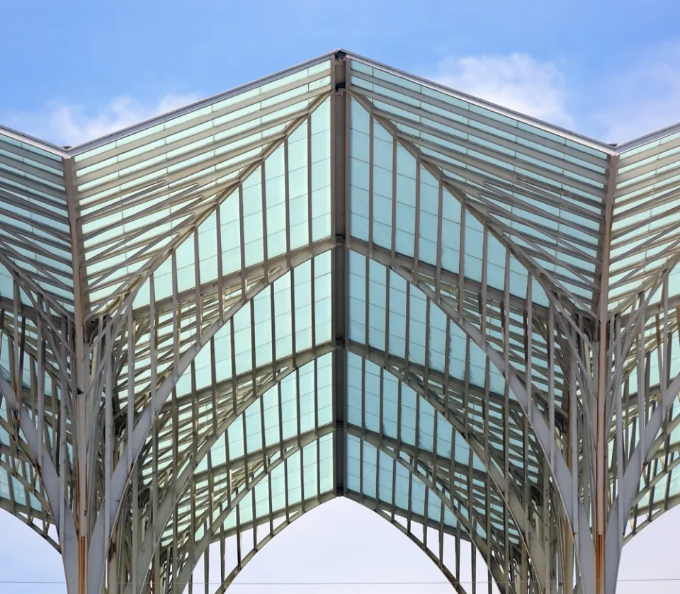 Lisbon Oriente Station, roof detail