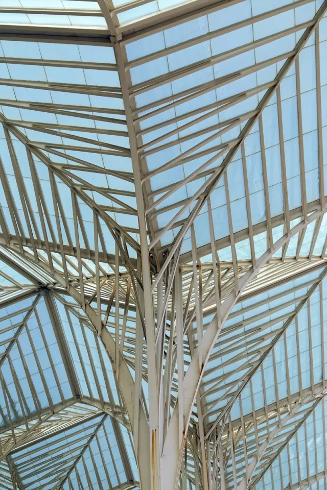 Lisbon Oriente Station, roof detail