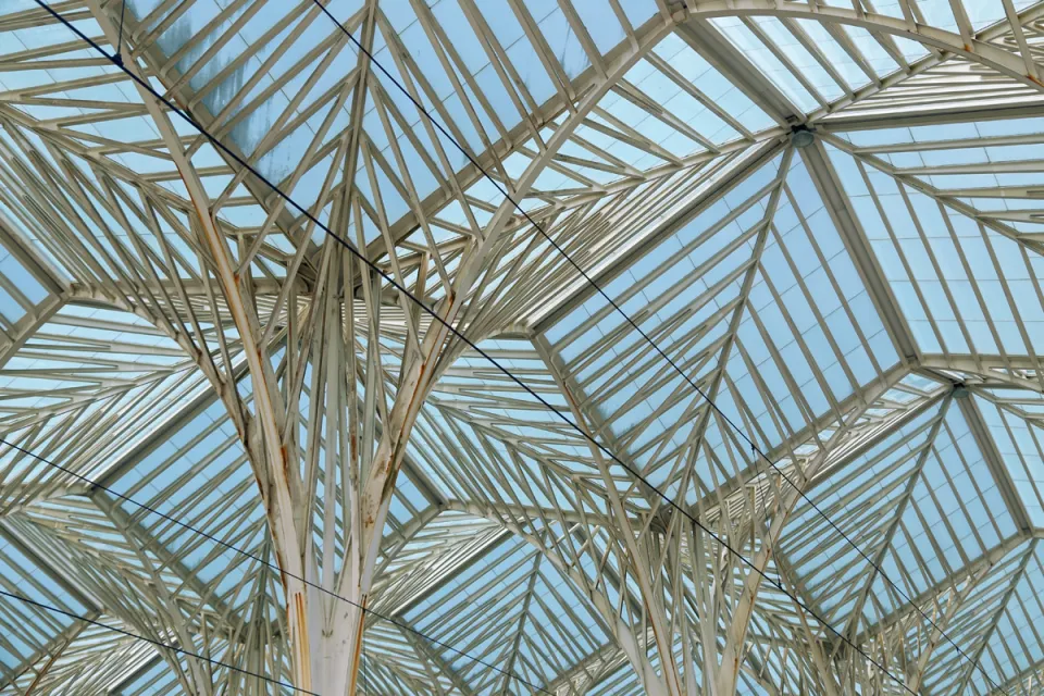 Lisbon Oriente Station, roof detail