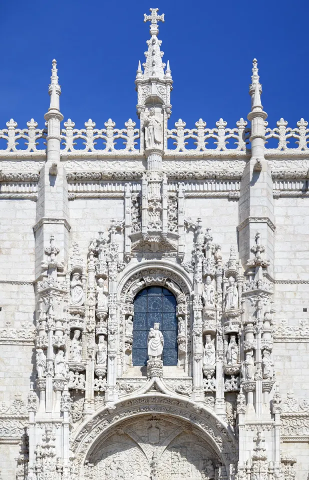 Monastery of the Hieronymites, Church of Saint Mary, upper part of the South Portal