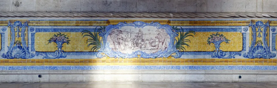 Monastery of the Hieronymites, refectory, azulejo