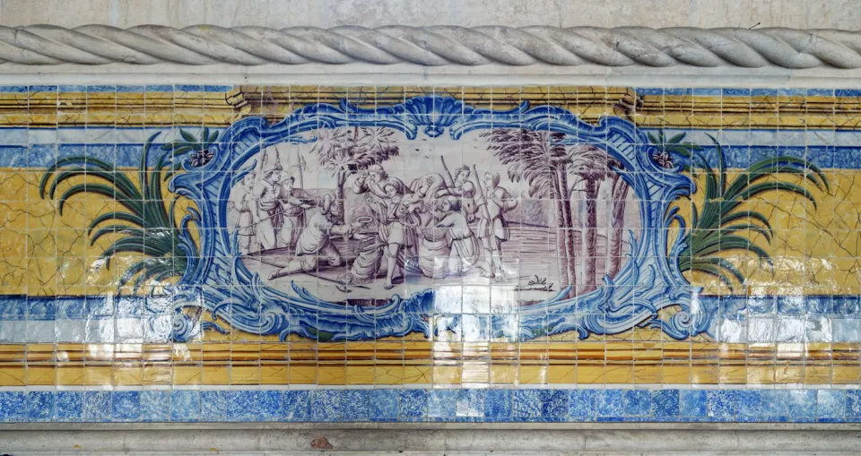 Monastery of the Hieronymites, refectory, azulejo