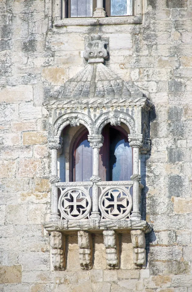 Tower of Belem, balcony of the east elevation