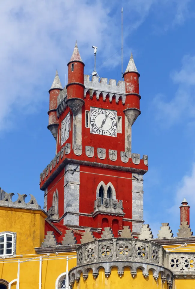 National Palace of Pena, clock tower