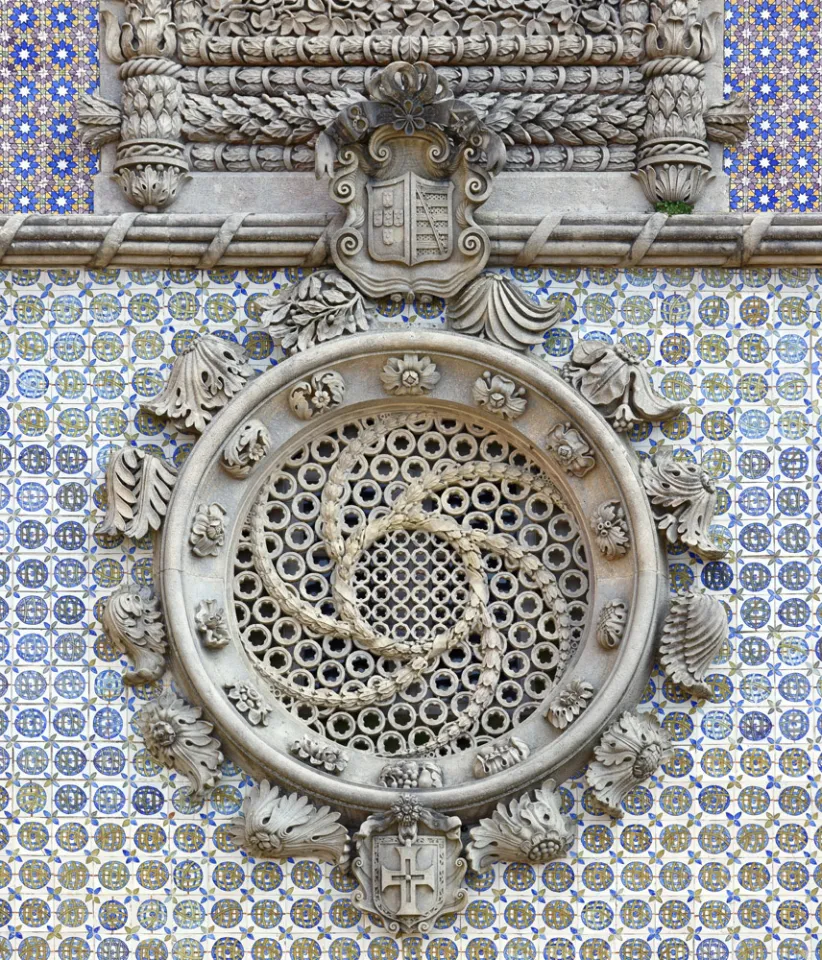 National Palace of Pena, rose window