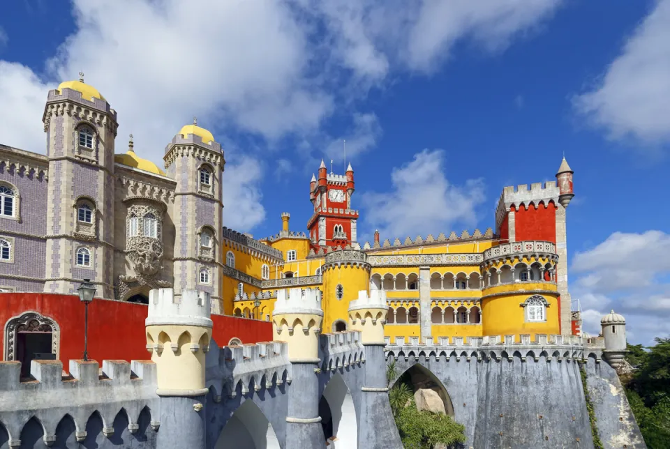 National Palace of Pena, southeast elevation