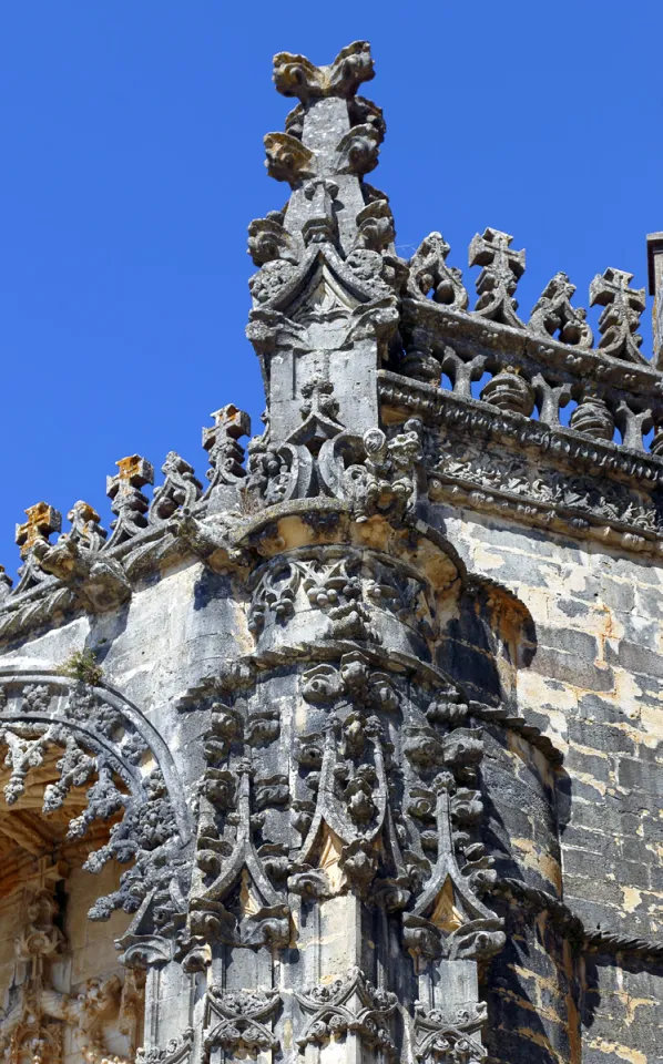 Convent of Christ, Manueline Church, facade detail