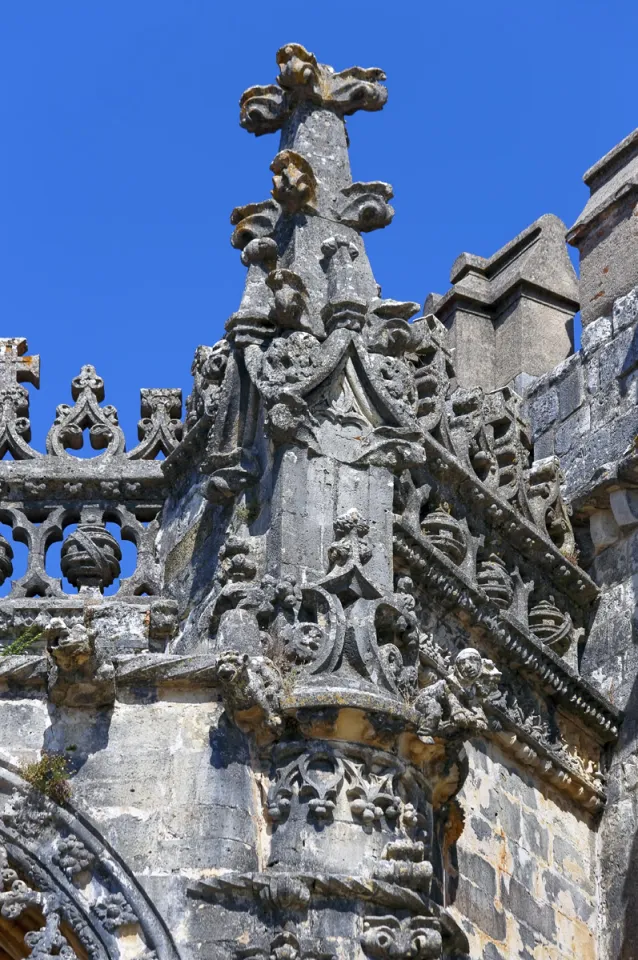 Convent of Christ, Manueline Church, facade detail