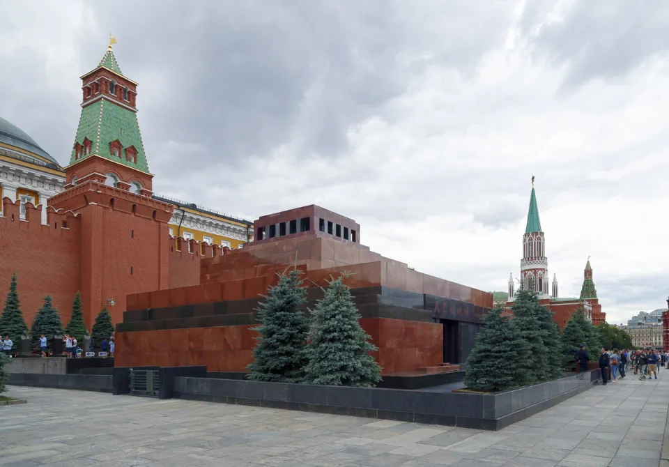 Lenin's Mausoleum, southeast elevation