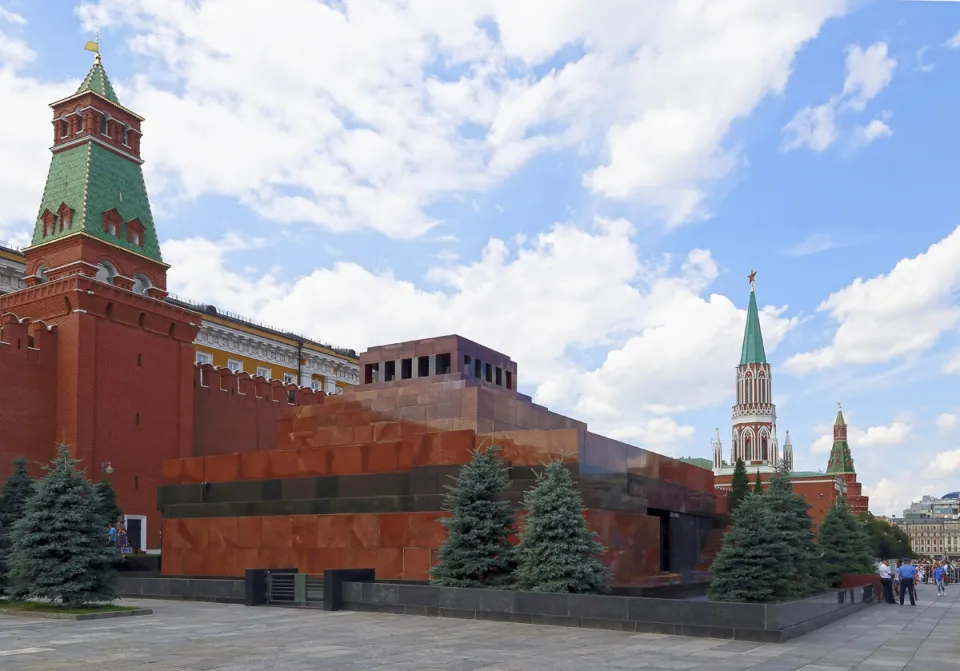 Lenin's Mausoleum, southeast elevation