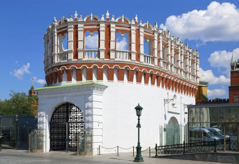 Moscow Kremlin, Kutafya Tower, west elevation