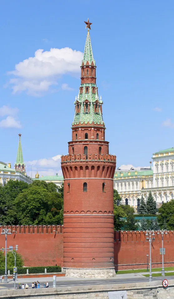Moscow Kremlin, Water Pump Tower, southwest elevation