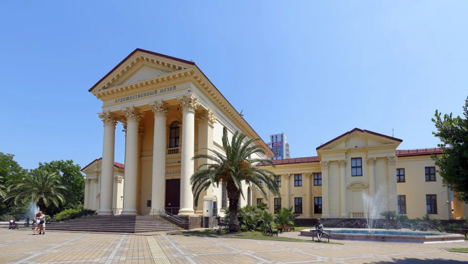 Sochi Art Museum, west elevation