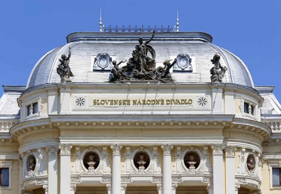 Opera of the Slovak National Theatre, facade detail