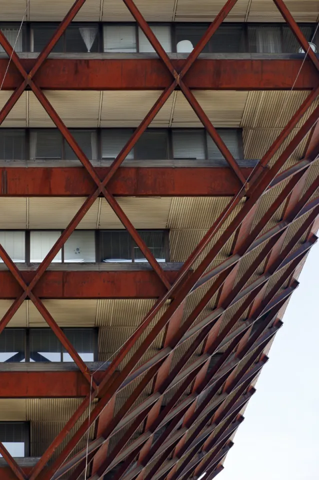 Slovak Radio Building, facade detail