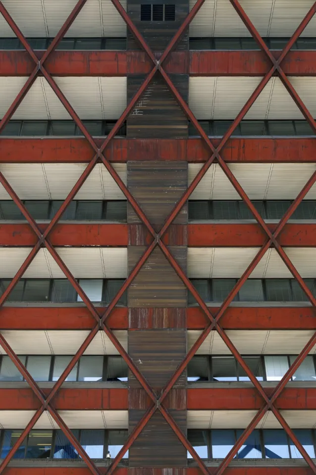 Slovak Radio Building, facade detail