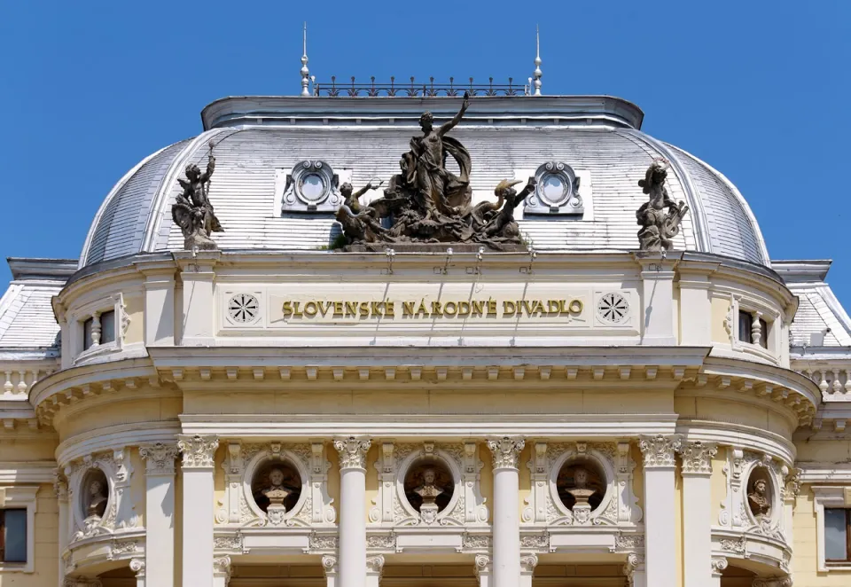 Opera of the Slovak National Theatre, facade detail