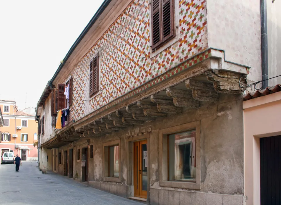 House “a gheffo” Kidrič Street № 33, northwest elevation