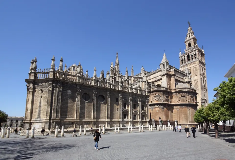 Seville Cathedral, east elevation