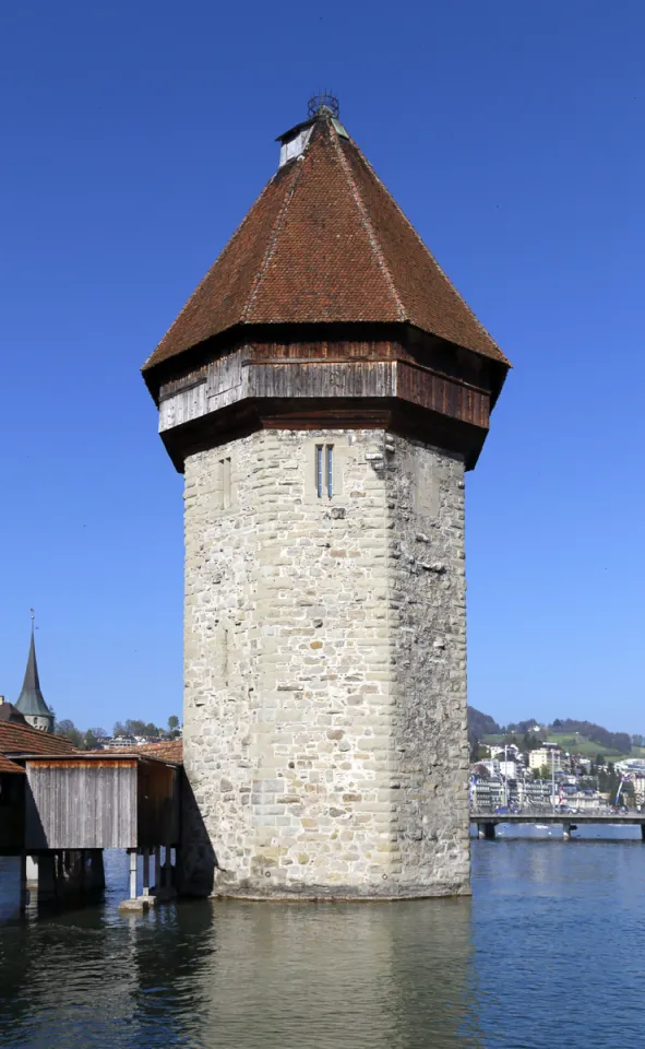 Chapel Bridge, Water Tower, southwest elevation