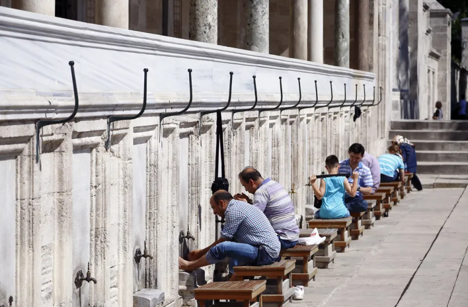 Süleymaniye Mosque, ablution facilities (wudu)