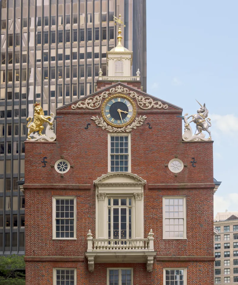 Old State House, east facade detail Old State House, east facade detail
