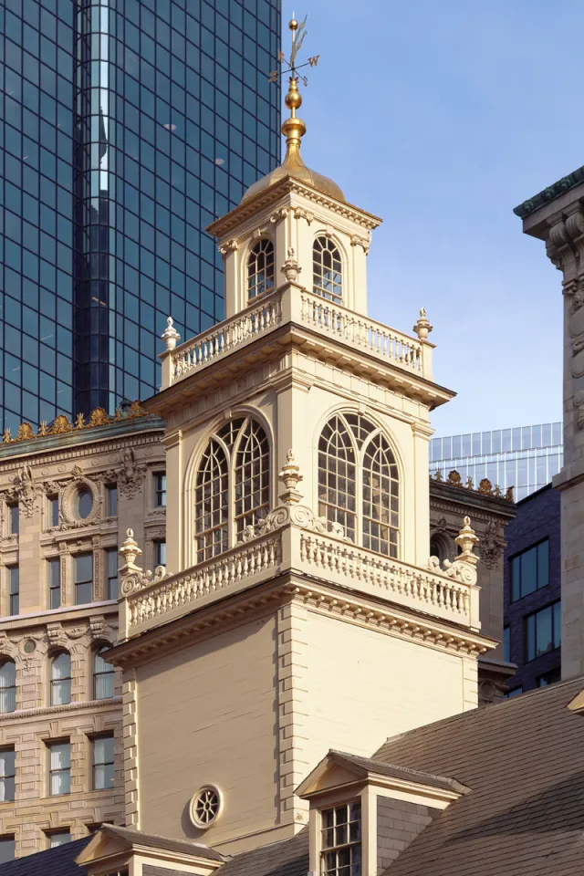 Old State House, tower (northwest elevation) Old State House, tower (northwest elevation)