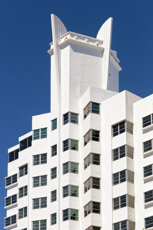 Delano South Beach Hotel, facade detail