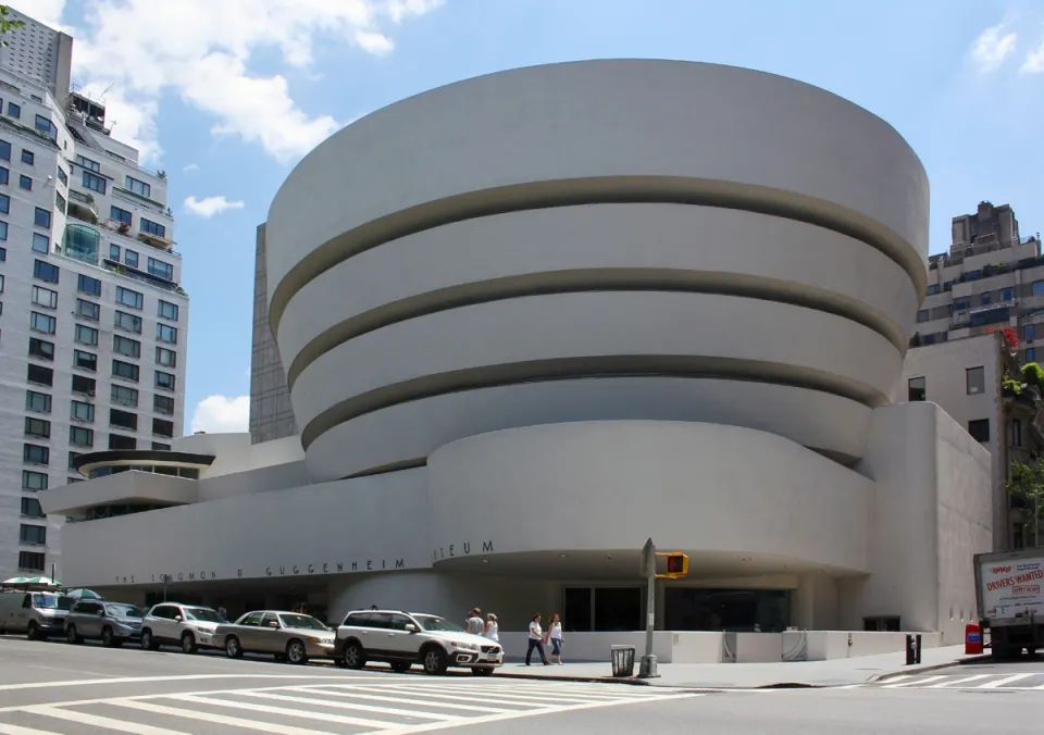 Solomon R. Guggenheim Museum, east elevation