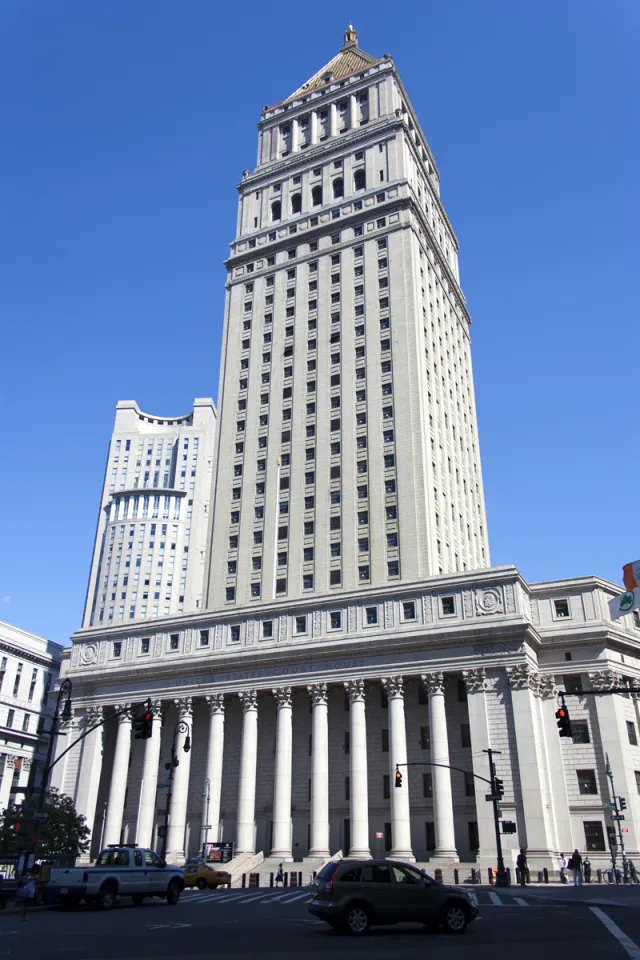 Thurgood Marshall US Courthouse, northwest elevation