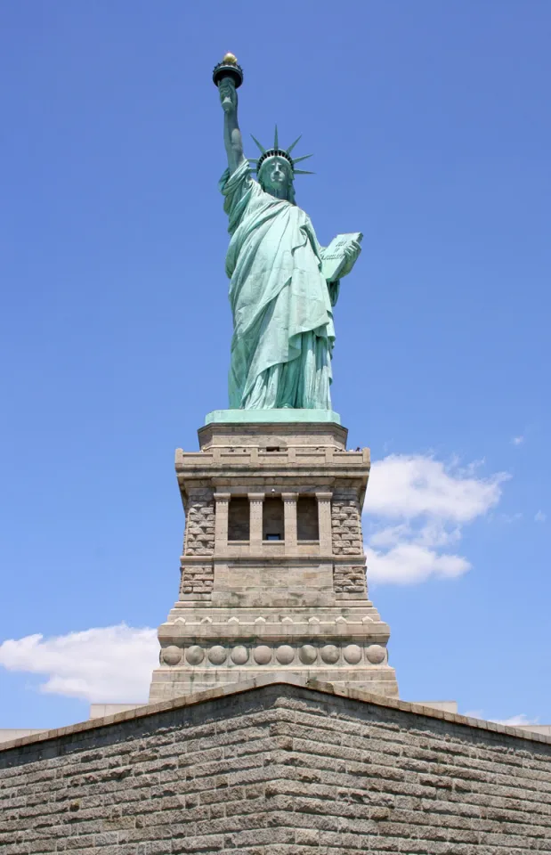 Statue of Liberty, south elevation