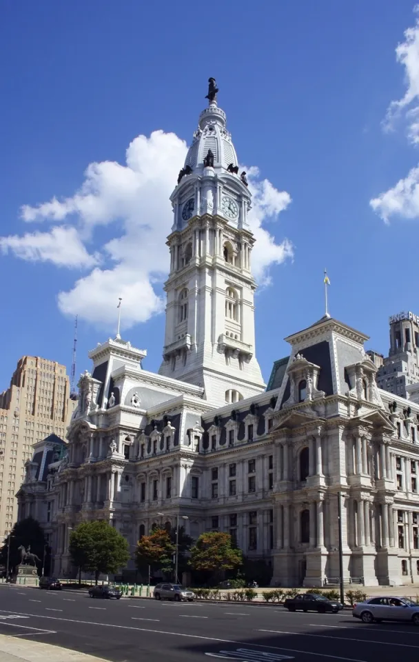 Philadelphia City Hall, north elevation