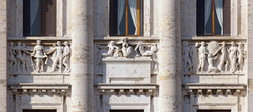 Legislative Palace, facade detail