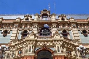 Palace of Running Waters, detail west facade