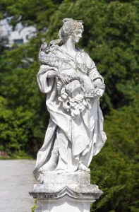 Eggenberg Palace, statue of Fortuna