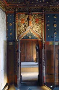 Hohensalzburg Fortress, Golden Chamber, door