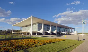 Planalto Palace, west elevation