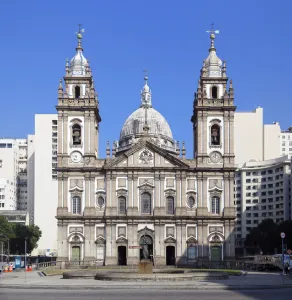 Candelaria Church, main facade (east elevation)