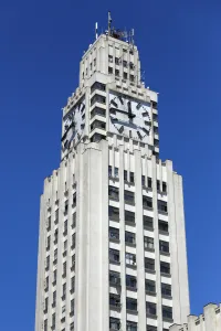 Central do Brasil Station, clock tower, detail, northeast elevation